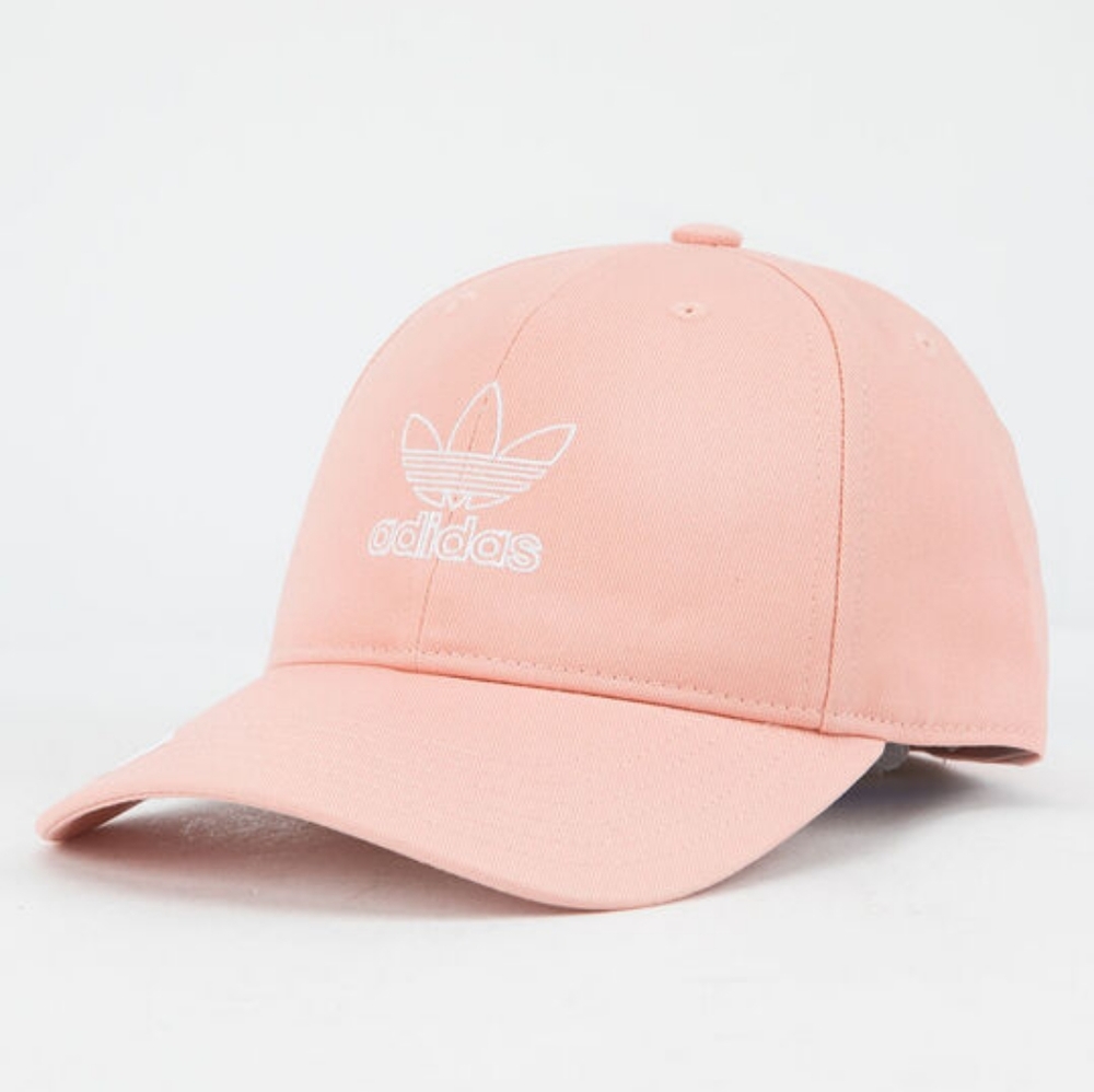 Adidas Original Relaxed Outline Strapback Hat Pink